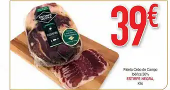 Masymas Estirpe Negra Paleta Cebo De Campo Ibérica 50% oferta