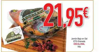 Masymas Escalona Jamón Bajo En Sal ETG Granada oferta