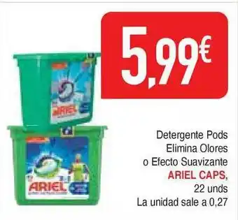 Masymas Ariel Caps Detergente Pods Elimina Olores O Efecto Suavizante oferta
