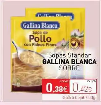 Cuevas Cash Gallina Blanca Sopas Standar oferta