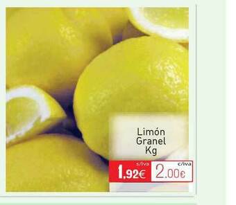 Cuevas Cash Limón Granel oferta