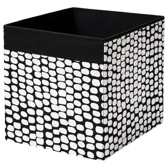 IKEA Dröna caja, negro/blanco, 33x38x33 cm oferta