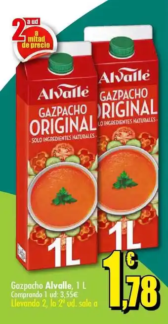 Unide Supermercados Alvalle Gozpacho Original 1 L oferta