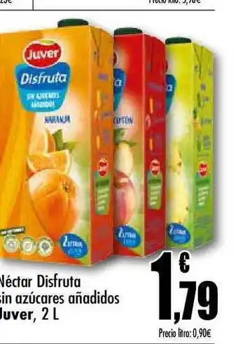 Unide Supermercados Juver Néctar Disfruta sin azúcares añadidos 2 L oferta