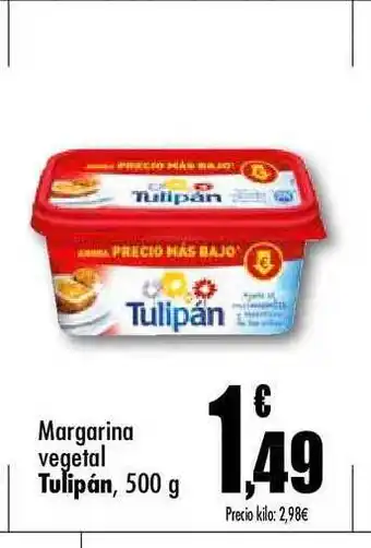 Unide Supermercados Tulipán Margarina vegetal 500 g oferta