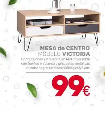 Tifón Hipermueble Mesa de Centro Modelo Victoria oferta
