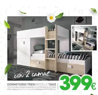 Tifón Hipermueble Dormitorio Tren Modelo Take oferta