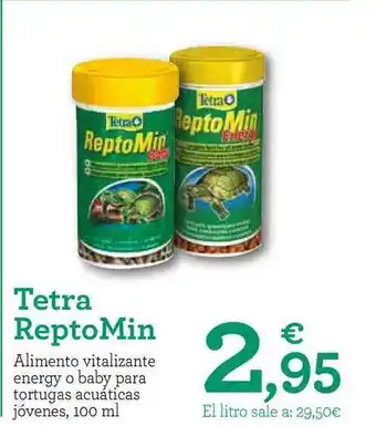 TiendAnimal Tetra Reptomin Alimento vitalizante energy o baby para tortugas acuáticas jóvenes, 100 ml oferta