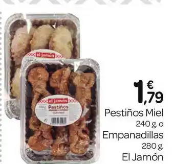 Supermercados El Jamón El Jamón Pestiños Miel 240 g.o, Empanadillas 280 g oferta