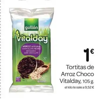 Supermercados El Jamón Gullón Tortitas de Arroz Choco Vitalday 105 g oferta