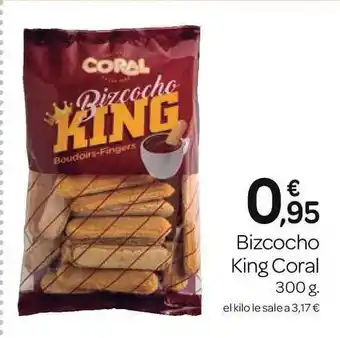 Supermercados El Jamón Coral Bizcocho King 300 g oferta