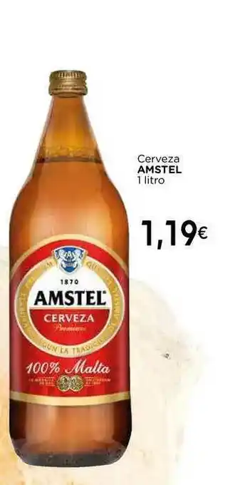 Supermercados Piedra Amstel Cerveza 1 litro oferta
