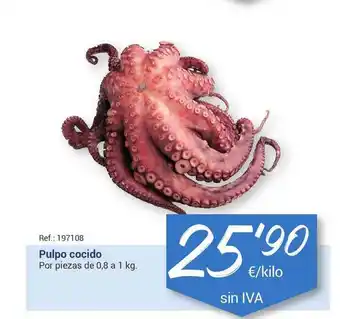 Makro Pulpo Cocido 1 kg oferta