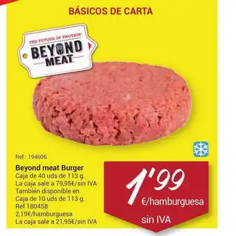 Makro Beyond Meat Burger 113 g oferta