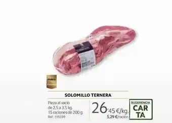 Makro Solomillo Ternera oferta