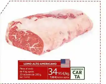 Makro Lomo Alto Americano oferta