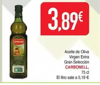 Masymas Carbonell Aceite de Oliva Virgen Extra Gran Selección 75 cl oferta