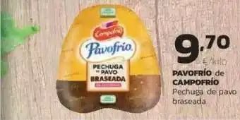 Supermercados Lupa Pavofrío De Campofrío Pechuga De Pavo Braseada oferta