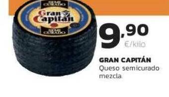 Supermercados Lupa Gran Capitán Queso Semicurado Mezcla oferta