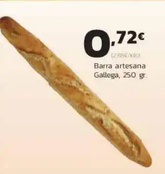 Supermercados Lupa Barra Artesana Gallega 250gr oferta