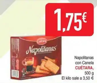 Masymas Cuétara Napolitanas con Canela 500 g oferta