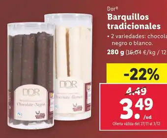 Dor® Barquillos tradicionales