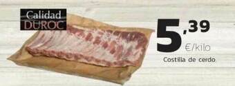 Supermercados Lupa Costilla De Cerdo oferta