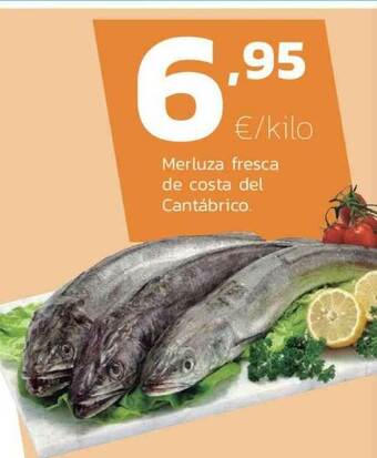 Supermercados Lupa Merluza Fresca De Costa Del Cantábrico oferta