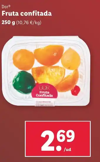 Lidl Dor® Fruta confitada 250 g oferta