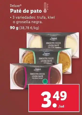 Lidl Deluxe® Paté de pato oferta