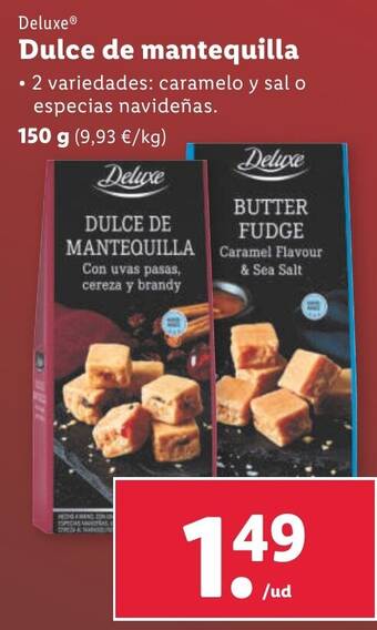 Lidl Deluxe® Dulce de mantequilla oferta