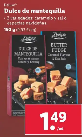 Lidl Deluxe® Dulce de mantequilla oferta