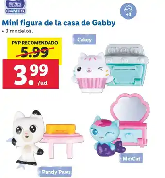 Lidl Mini figura de la casa de Gabby oferta