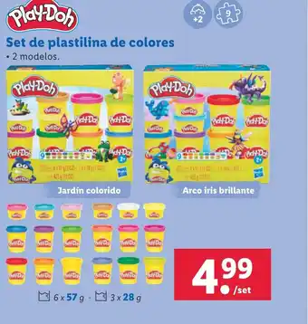 Lidl Set de plastilina de colores oferta
