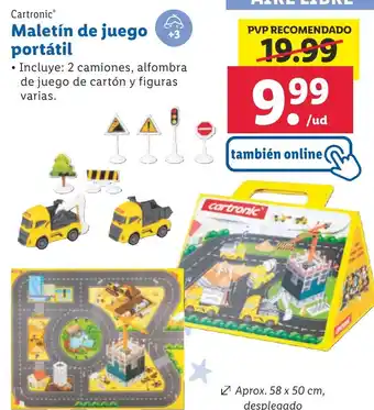 Lidl Cartronic® Maletín de juego portátil oferta