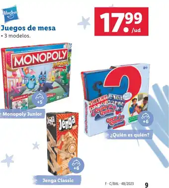 Lidl Juegos de mesa oferta