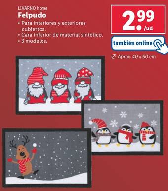 Lidl LIVARNO home Felpudo oferta