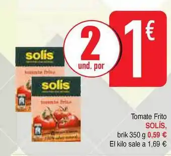 Masymas Solís Tomate Frito, brik 350 g oferta