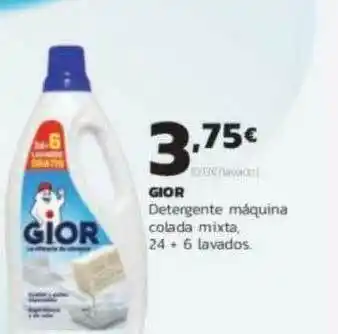 Supermercados Lupa Gior Detergente Máquina Cola Da Mixta 24 + 6 lavados oferta