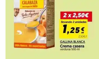 Hiper Usera Gallina Blanca Crema casera, verduras 500 ml oferta
