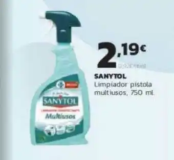 Supermercados Lupa Sanytol Limpiador Pistola Multiusos, 750ml oferta