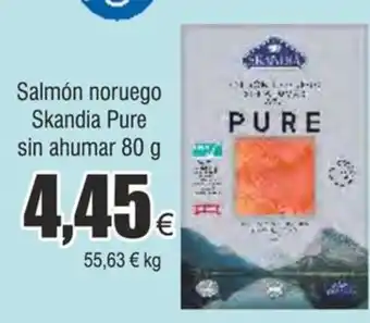 FROIZ Salmón noruego Skandia Pure sin ahumar 80 g oferta