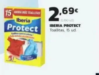 Supermercados Lupa Ibereia Protect Toallitas 15 ud oferta