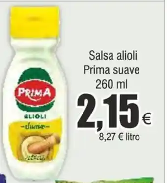 FROIZ Salsa alioli Prima suave 260 ml oferta