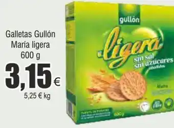FROIZ Galletas Gullón María ligera 600 g oferta