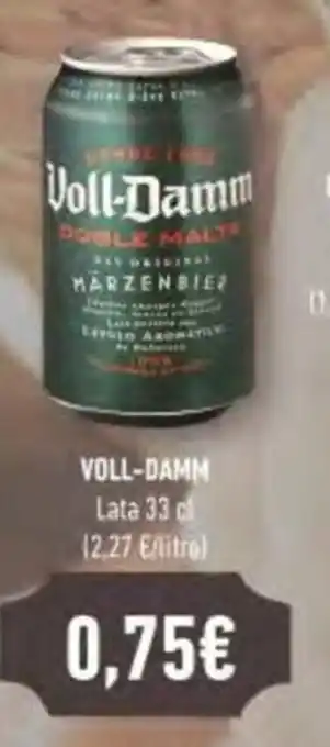 FROIZ VOLL-DAMM Lata 33 cl oferta