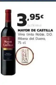 Supermercados Lupa Mayor De Castilla Vino Tinto Roble D.o. Ribera Del Duero 75 cl oferta
