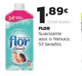 Supermercados Lupa Flor Suavizante Azul O Nenuco 53 lavados oferta