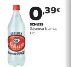 Supermercados Lupa Schuss Gaseosa Blanca 1 lt oferta