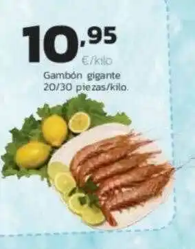 Supermercados Lupa Gambón Gigante 20 30 Piezas oferta